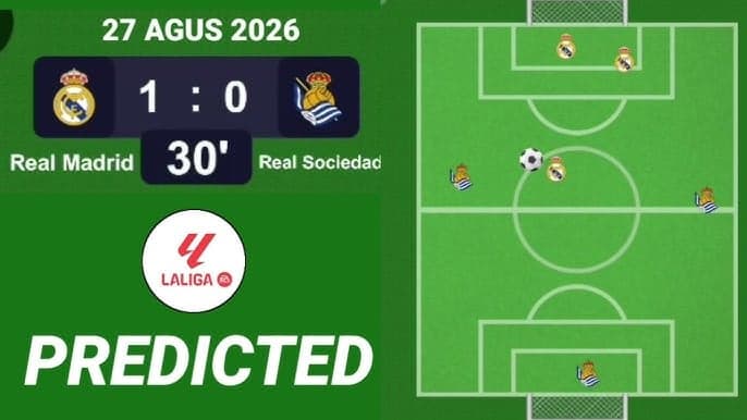 Real Madrid vs. Real Sociedad La Liga: Will Real Madrid win on 26 August 2026?